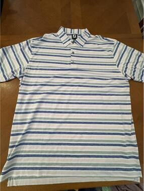 FootJoy 2XL Striped Polo Shirt